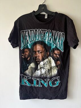 Kendrick Lamar King T Shirt Men's Black size S
